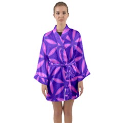 Purple Long Sleeve Kimono Robe by HermanTelo