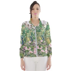 Peafowl Peacock Feather Beautiful Women s Windbreaker by Sudhe