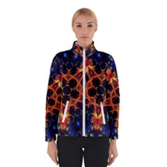 Kaleidoscope Art Unique Design Winter Jacket by Wegoenart