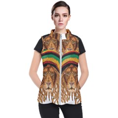 Lion Rastafari Women s Puffer Vest