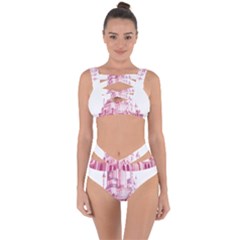 Pink Castle Bandaged Up Bikini Set  by Bejoart