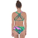 Tropical Greens Monstera Summer Criss Cross Bikini Set View2