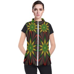 Fractal Artwork Idea Allegory Art Women s Puffer Vest