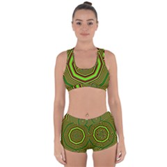 Fractal Artwork Idea Allegory Racerback Boyleg Bikini Set