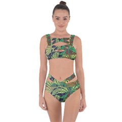 Design Background Concept Fractal Bandaged Up Bikini Set  by Pakrebo