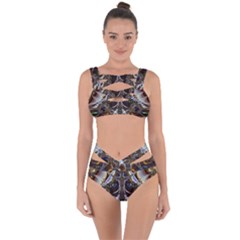 Abstract Art Artwork Fractal Design Bandaged Up Bikini Set  by Pakrebo