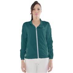 Teal Green Women s Windbreaker by blkstudio