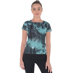 Into The Forest 16 Short Sleeve Sports Top  by impacteesstreetweartwo