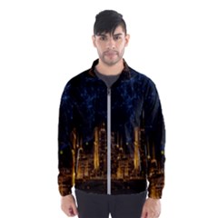 Architecture Buildings City Men s Windbreaker by Wegoenart