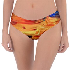 Rainbow Waves Reversible Classic Bikini Bottoms by WILLBIRDWELL