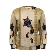 The Fantasy Eye, Mandala Design Women s Sweatshirt by FantasyWorld7