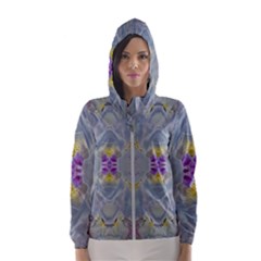 We Are Flower People In Bloom Women s Hooded Windbreaker by pepitasart