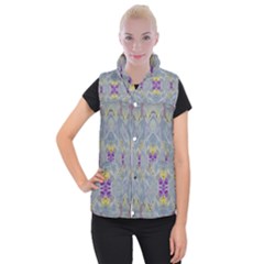 We Are Flower People In Bloom Women s Button Up Vest by pepitasart