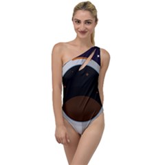 Astronaut Space Astronomy Universe To One Side Swimsuit by Pakrebo