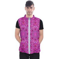 Flowering And Blooming To Bring Happiness Men s Puffer Vest by pepitasart