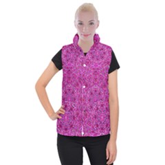 Flowering And Blooming To Bring Happiness Women s Button Up Vest by pepitasart