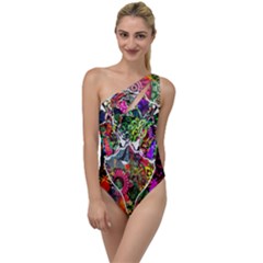 Image 2 To One Side Swimsuit by TajahOlsonDesigns