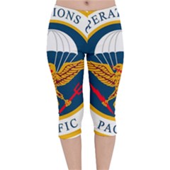 Seal Of Special Operations Command Pacific Velvet Capri Leggings  by abbeyz71