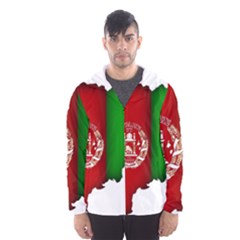 Afganistan Flag Map Men s Hooded Windbreaker by abbeyz71