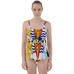 Coat Of Arms Of The British Antarctic Territory Twist Front Tankini Set by abbeyz71