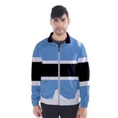 Botswana Flag Map Geography Men s Windbreaker by Sapixe