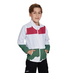 Hungary Country Europe Flag Kids  Windbreaker by Sapixe