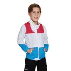 Luxembourg Country Europe Flag Kids  Windbreaker by Sapixe