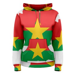 Burkina Faso Flag Map Geography Women s Pullover Hoodie