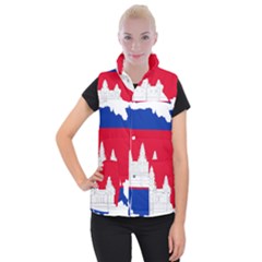 Borders Country Flag Geography Map Women s Button Up Vest by Sapixe