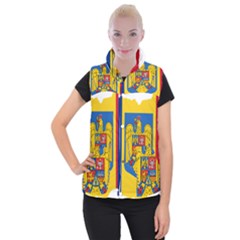 Romania Country Europe Flag Women s Button Up Vest by Sapixe