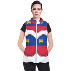Lithuania Flag Country Symbol Women s Puffer Vest by Sapixe