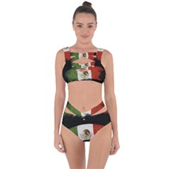 Flag Mexico Country National Bandaged Up Bikini Set  by Sapixe