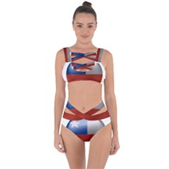 Chile Flag Country Chilean Bandaged Up Bikini Set 