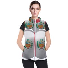 Peru Flag Country Symbol Nation Women s Puffer Vest by Sapixe