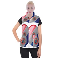 Paraguay Flag Country Nation Women s Button Up Vest by Sapixe