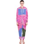 Roses Womens Fashion Hooded Jumpsuit (Ladies)