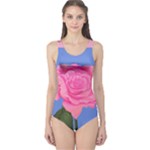 Roses Womens Fashion One Piece Swimsuit