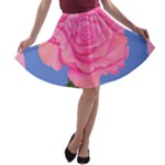 Roses Womens Fashion A-line Skater Skirt