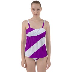 Flag Of Puerto Williams Twist Front Tankini Set by abbeyz71