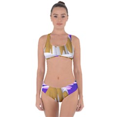 Europa Positive Thinking Mountain Criss Cross Bikini Set by Pakrebo