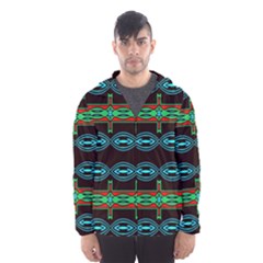 Ovals And Tribal Shapes                               Mesh Lined Wind Breaker (men) by LalyLauraFLM