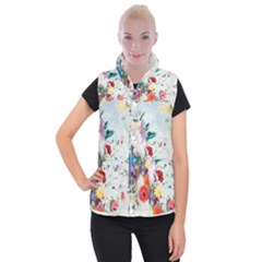 Floral Bouquet Women s Button Up Vest by Sobalvarro