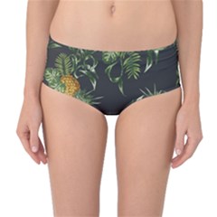 Pineapples Pattern Mid-waist Bikini Bottoms by Sobalvarro