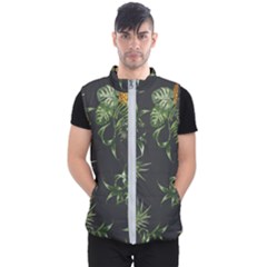 Pineapples Pattern Men s Puffer Vest by Sobalvarro