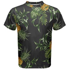 Pineapples Pattern Men s Cotton Tee by Sobalvarro