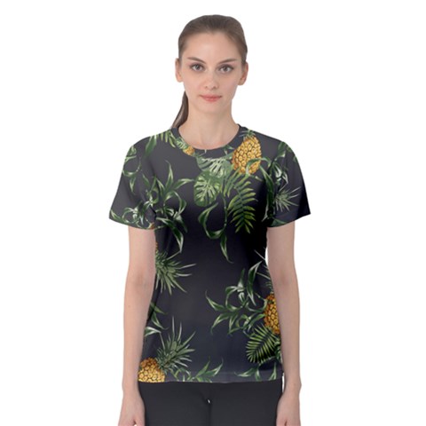 Pineapples Pattern Women s Sport Mesh Tee by Sobalvarro