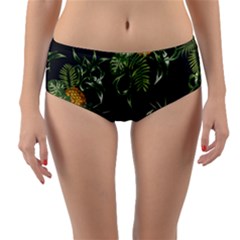 Pineapples Pattern Reversible Mid-waist Bikini Bottoms by Sobalvarro
