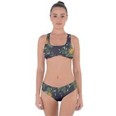 Pineapples Pattern Criss Cross Bikini Set by Sobalvarro