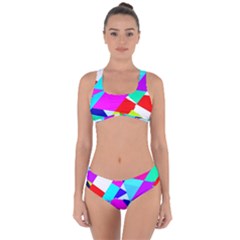 Patchwork Criss Cross Bikini Set by designsbyamerianna