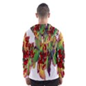 Leaves Autumn Berries Garden Men s Hooded Windbreaker View2